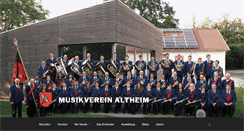 Desktop Screenshot of musikverein-altheim.de