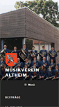 Mobile Screenshot of musikverein-altheim.de